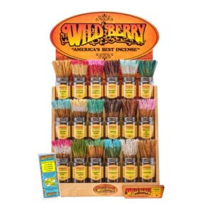 WILDBERRY INCENSE STICK STARTER KIT 18 FRAGRANCE DISPLAY