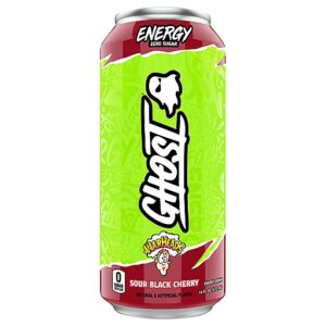 GHOST ENERGY 16OZ 12CT -BLACK CHERRY