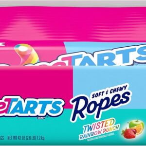 SWEETARTS ROPES TWISTED RAINBOW PUNCH 3.5Z 12CT KING