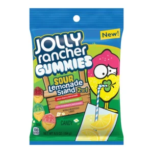 PEG JOLLY RANCHER GUMMIES 6.5OZ SOUR LEMONADE STAND