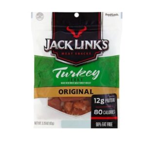 JACK LINK'S 3.25OZ JERKY ORIGINAL TURKEY JERKY