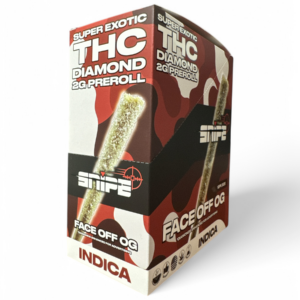 SNIPE DIAMOND COATED 2GM PREROLL 10CT -FACE OFF OG