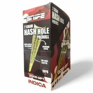SNIPE HASH HOLE 2GM PREROLL 10CT -GOD'S GIFT