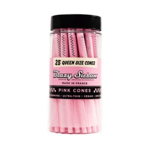 BLAZY SUSAN PINK CONES QUEEN SIZE 25CT JAR