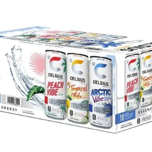 CELSIUS VIBE VARIETY PACK CAN 12OZ 18CT