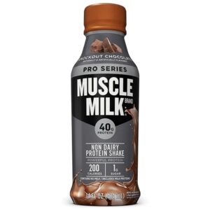 MUSCLE MILK PROTEIN KNOCKOUT CHOCOLATE 14OZ 12CT