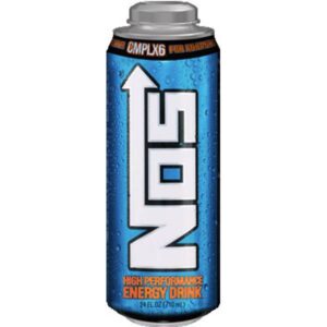 NOS ENERGY DRINK BLUE CAN TALL 24OZ 12CT