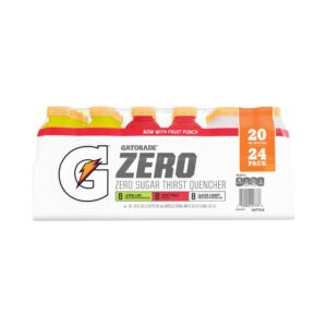 GATORADE ZERO 20OZ VARIETY 24CT