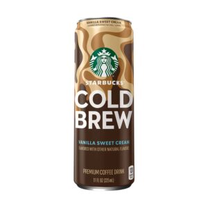 STARBUCKS VANILLA COLD BREW 11OZ 12CT
