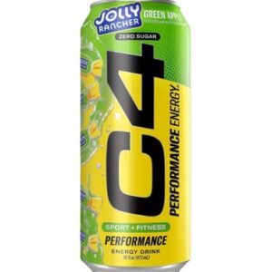 C4 JOLLY RANCHER ENERGY 16OZ  GREEN APPLE 12CT
