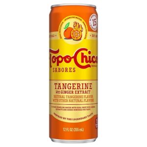 TOPO CHICO 12OZ CAN TANGERINE WITH GINGER 8CT