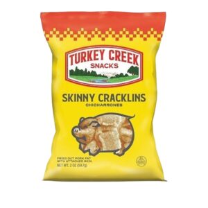 TURKEY 2OZ CREEK SKINNY PORK SKINS HOT EACH
