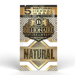 BILLIONAIRE HERBAL WRAP NATURAL 5CT