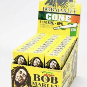 BOB MARLEY PRE ROLLED CONE 1 1/4 /6PK 33CT