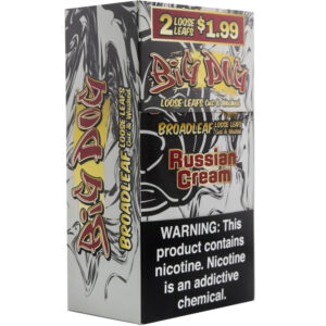 BIG DOG BROADLEAF WRAPS 2/1.99 20CT -RUSSIAN CREAM