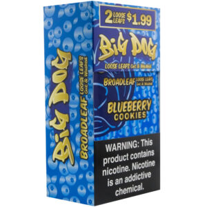 BIG DOG BROADLEAF WRAPS 2/1.99 20CT -BLUEBERRY COOKIES