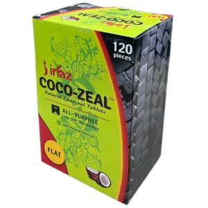 COCO ZEAL CHARCOAL 120CT