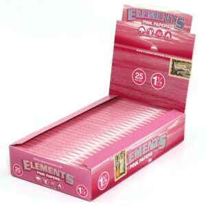 ELEMENTS 1 1/4 PINK PAPER 25CT