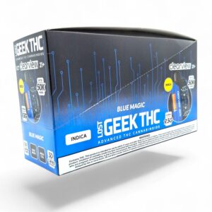 LOST GEEK THC CLEARVIEW 9.3GM DISPOSABLE 5CT -BLUE MAGIC INDICA
