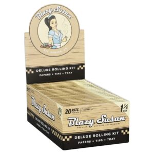 BLAZY SUSAN DELUXE ROLLING KIT 1 1/4 SIZE UNBLEACHED 20CT