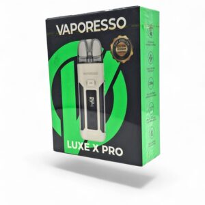 VAPORESSO LUXE X PRO 1500mAH POD MOD STARTER KIT 5ML WHITE 1CT