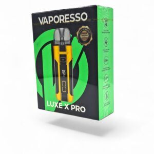 VAPORESSO LUXE X PRO 1500mAH POD MOD STARTER KIT 5ML DAZZLING YELLOW 1CT