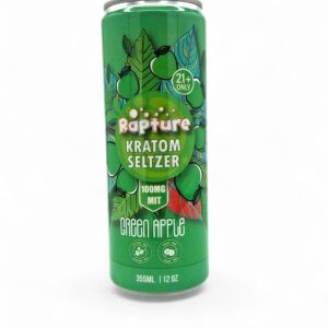 RAPTURE KRATOM SELTZER 100MG MIT -GREEN APPLE