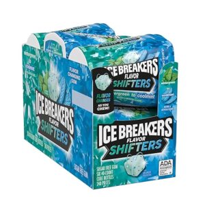 ICE BREAKERS 6CT ICE CUBES 40PCS BTL. FLAVOR SHIFTERS WINTERGREEN/COOL MINT