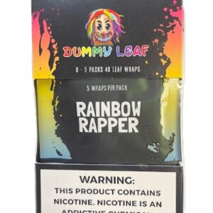 DUMMY LEAF CIGAR WRAPS RAINBOW RAPPER 8/5CT BOX