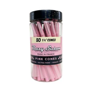 BLAZY SUSAN PINK CONES 1 1/4 JAR 50PC