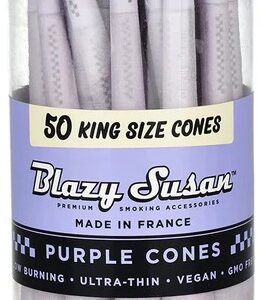 BLAZY SUSAN PURPLE CONES KING SIZE JAR 50PC