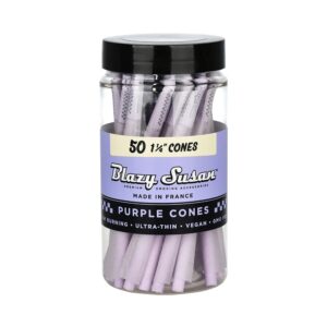 BLAZY SUSAN PURPLE CONES 1 1/4 JAR 50PC