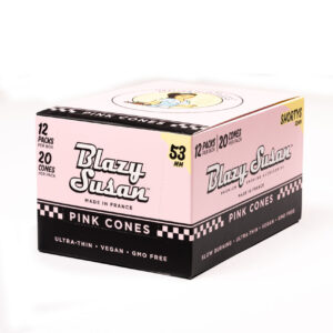 BLAZY SUSAN PINK CONES SHORTYS 53MM SIZE BOX 12/20PK