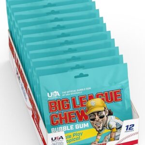 BIG LEAGUE CHEW TRIPLE PLAY TROPICAL 2.12OZ 12CT