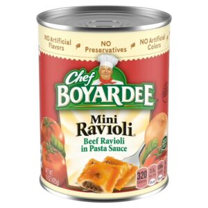 CHEF BOYARDE BEEF MINI RAVIOLI 15OZ