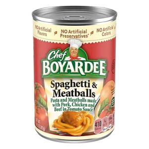 CHEF SPAGHETTI MEATBALLS 14.5OZ