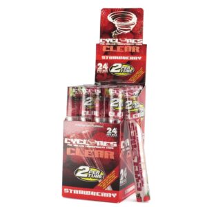 CYCLONE CLEAR CONE STRAWBERRY 24CT