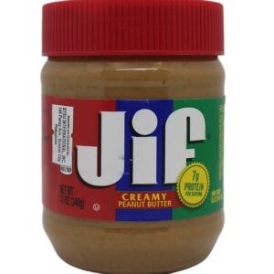 JIF CREAMY PEANUT BUTTER 12Z