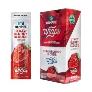 HEMPIRE 4/.99 WRAPS STRAWBERRY CLOUDS 15CT
