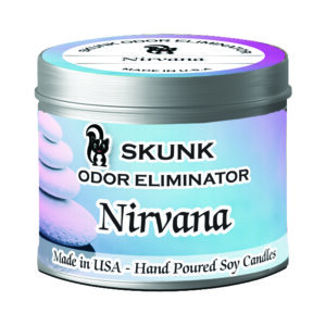 SKUNK SMOKE ELIMINATOR CANDLE JAR 13OZ NIRVANA
