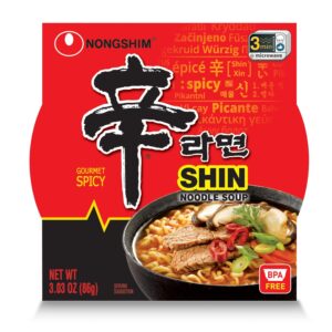 NONGSHIM NOODLE BOWL GOURMET SPICY 3.03OZ 12CT