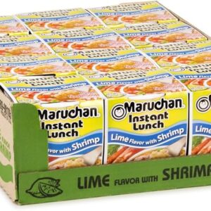 MARUCHAN INST.LUNCH CUP LIME WITH SHRIMP 2.25OZ 12CT