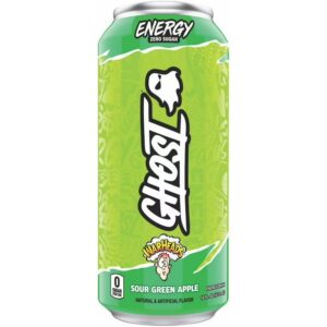 GHOST ENERGY 16OZ 12CT -SOUR GREEN APPLE