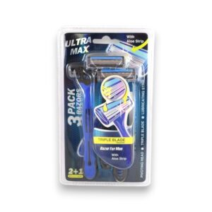 ULTRA MAX TRIPLE BLADE RAZORS 3PK