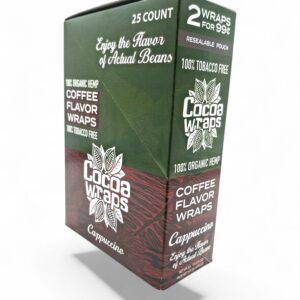 COCOA WRAPS COFFEE FLAVOR WRAPS 2/.99 25CT -CAPPUCINNO