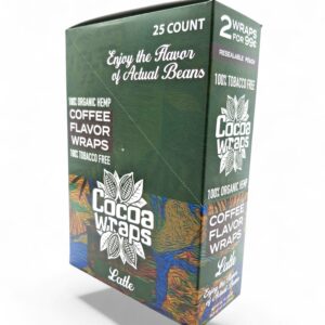 COCOA WRAPS COFFEE FLAVOR WRAPS 2/.99 25CT -LATTE