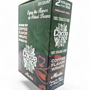 COCOA WRAPS COFFEE FLAVOR WRAPS 2/.99 25CT -MOCHA