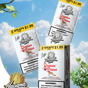 LITTLE HAVANA LEAF 2/1.99 20CT BOX -RUSSIAN CREAM