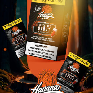 LITTLE HAVANA LEAF 2/1.99 20CT BOX -CHOCOLATE STOUT