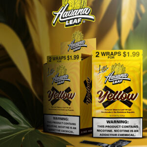 LITTLE HAVANA LEAF 2/1.99 20CT BOX -YELLOW